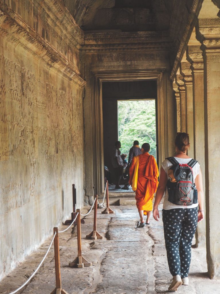 Interieur van Angkor Wat tempel
