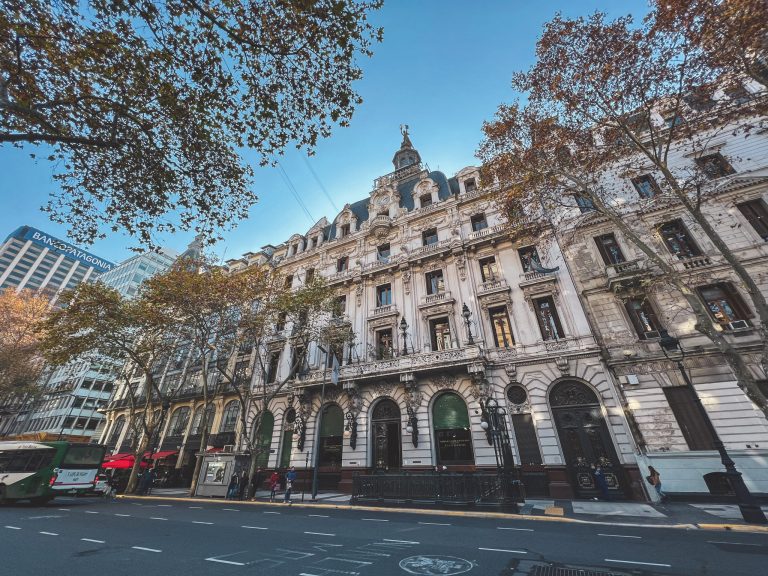 Europese stijl gebouwen in Buenos Aires