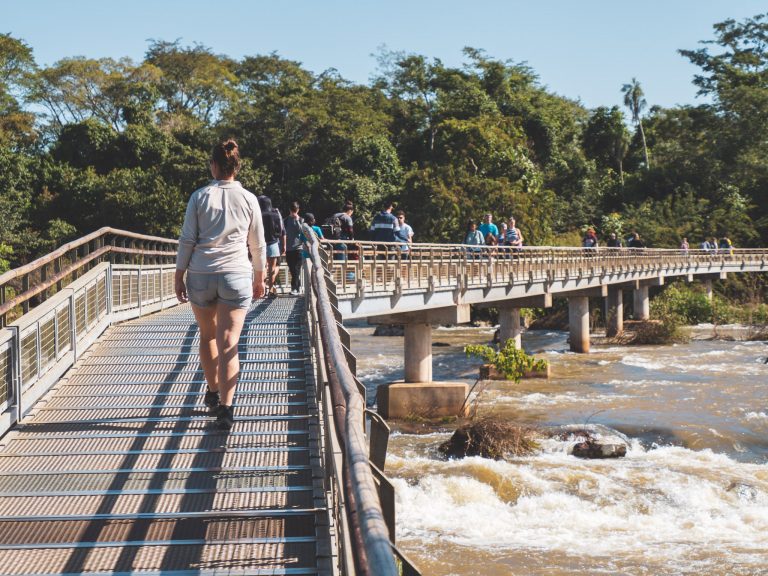 Wandelpaden bij Iguazu Falls