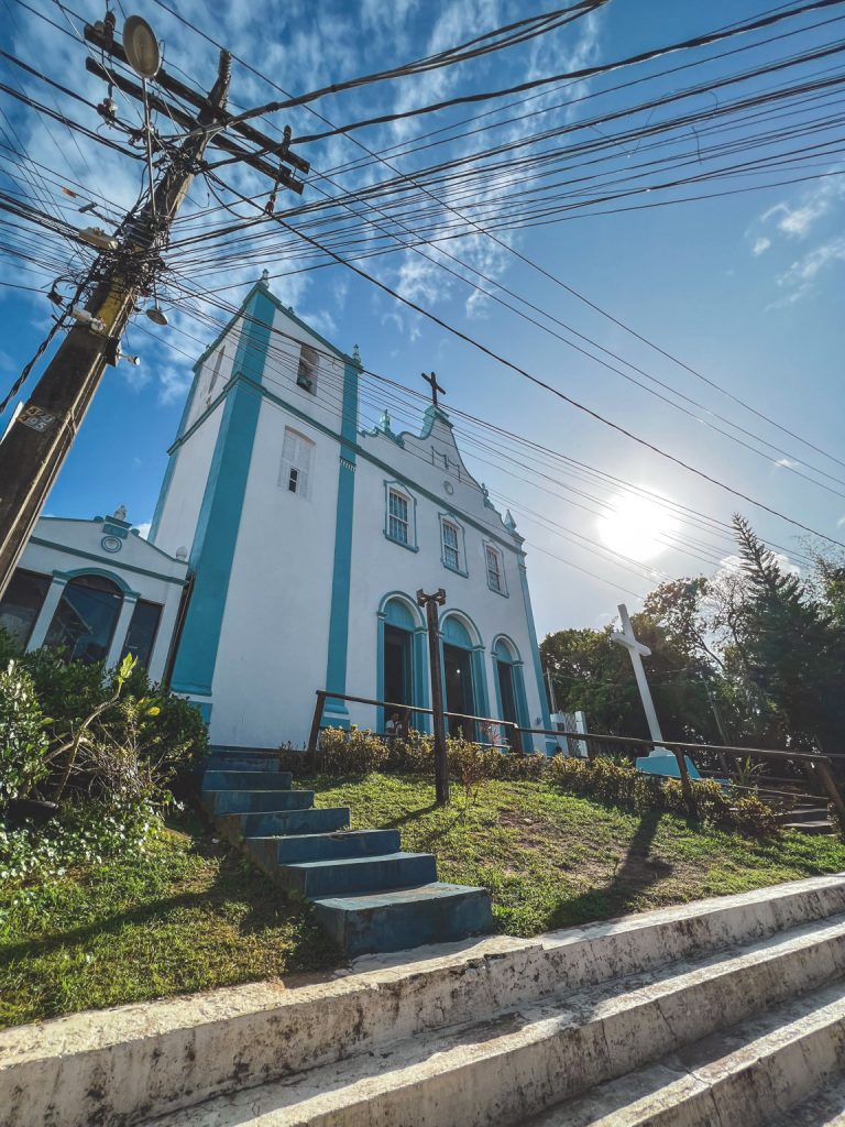 De kerk van Morro de São Paulo