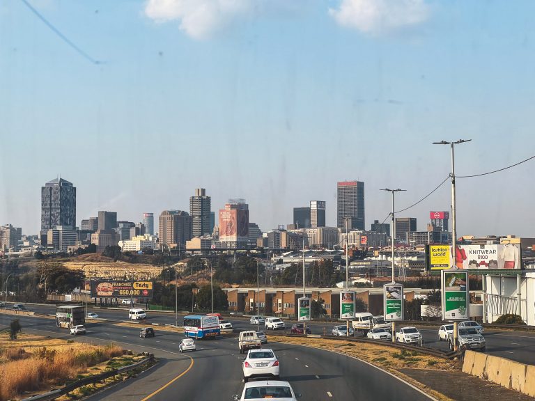 Skyline van Johannesburg